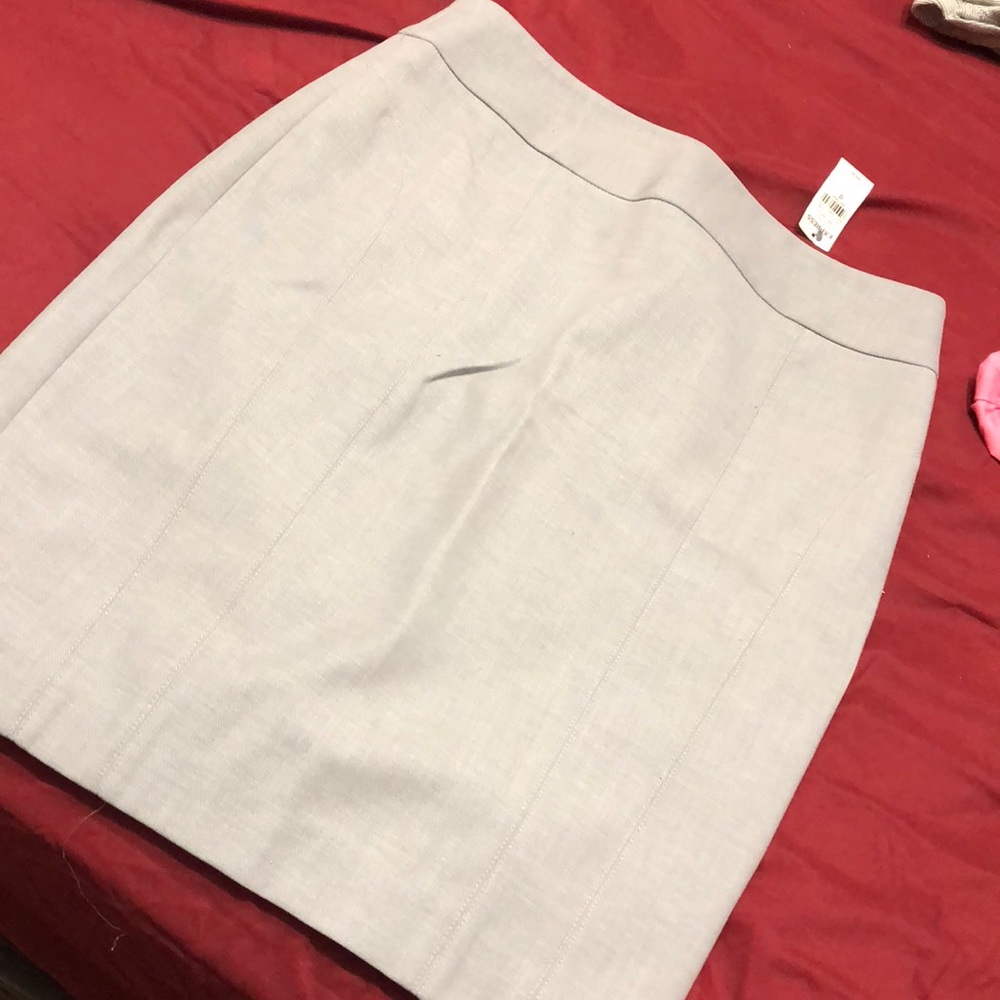 Gray business skirt